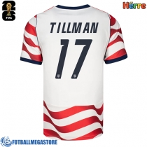 Fotballdrakt Herre Forente stater Malik Tillman #17 Hjemmedrakt VM 2026 Kortermet